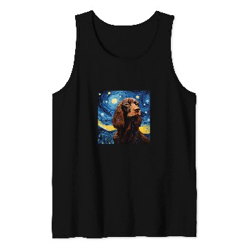 Discover Boykin Spaniel Pet Starry Night For Dog Mom Dog Dad 2 Tank Tops