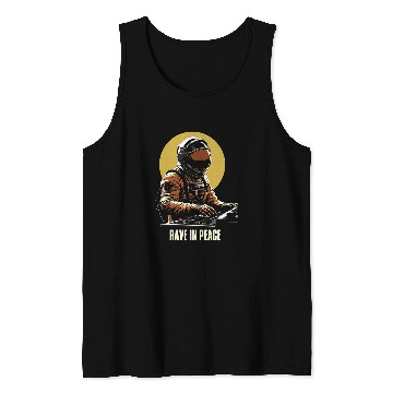 Discover Cosmonaut Sigma Phonk EDM astronaut DJ Rave in peace 1 Tank Tops