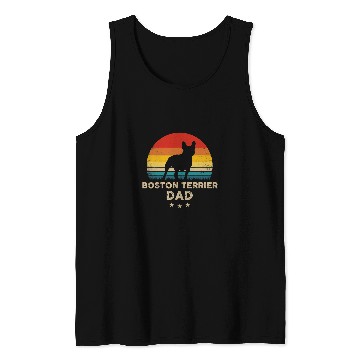 Discover Boston Terrier Pet Dad Tank Tops