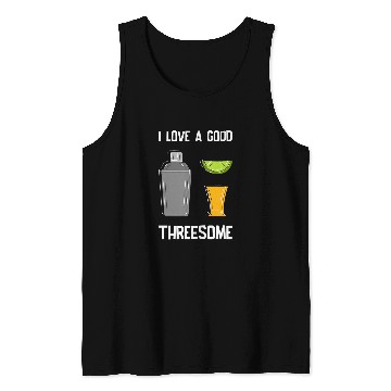 Discover Threesome Bartender Tequila Drinking Tank Tops