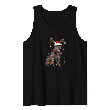 Discover Cane Corso Pet Christmas Light Reindeer For Tank Tops