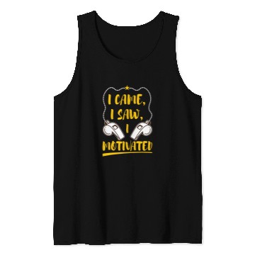 Discover Sport Volleyball Funny I Came I Saw Saying for Beach Volleyball Coach Tank Tops