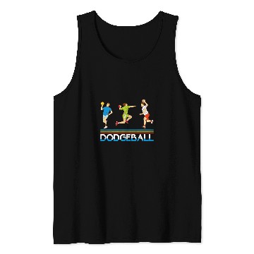 Discover Sport Dodgeball Lover Coachs Player Tank Tops