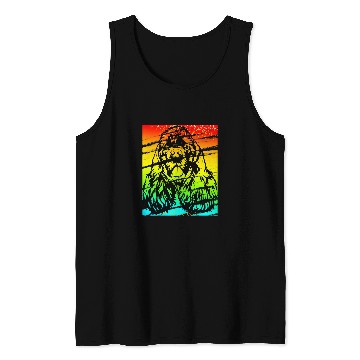 Discover Cocker Spaniel Pet Cool Big Face Dog Tee Style Image of Cocker Spaniel Tank Tops