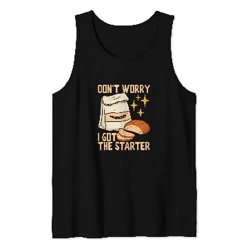 Discover Sourdough Starter Bread Baker Baking Bakery Tank Tops