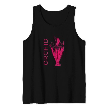 Discover Orchid Flower Graphic Florist Tank Tops