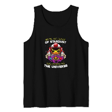 Discover Astronaut Astronomy Solar System Outer Space Kids Tank Tops