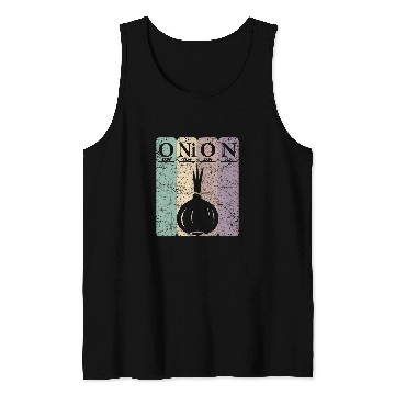 Discover Onion Periodic Table Elements Vegetables Farmer Retro 24 Tank Tops