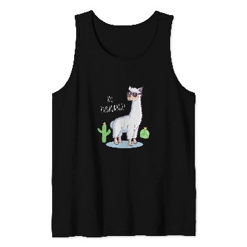 Discover Llama Pet No Problama 63 Tank Tops