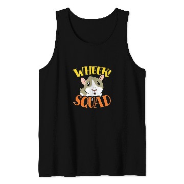 Discover Guinea Pig Pet Wheek Squad Funny Guinea Pig Tank Tops