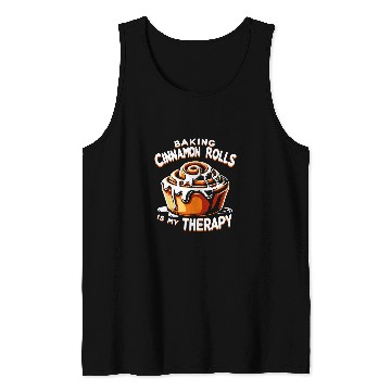 Discover Cinnamon Baker Enthusiast Baking Lover Design 3 Tank Tops