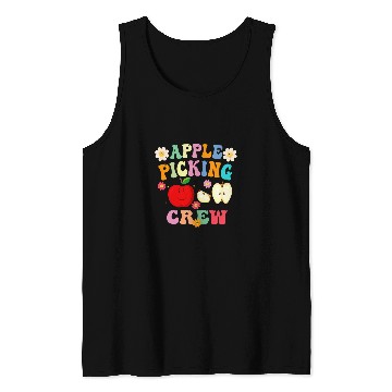 Discover Funny Apple Picking Crew Apple Harvest Outfit Fall Autumn 21 Tank Tops