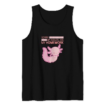 Discover Axolotls Pet Real Axolotls Salamander Case Tank Tops