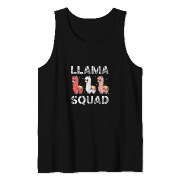 Discover Llama Pet Squad Animal Fur Alpaca Wool Tank Tops