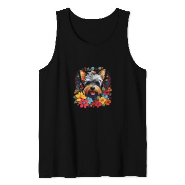 Discover Yorkshire Terrier Dog Yorkie Men Women Kids 6 Tank Tops