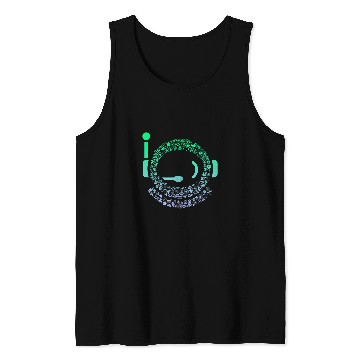 Discover Silhouette Icon Astronaut Boys Astronaut Tank Tops