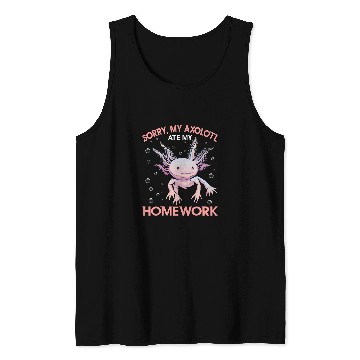 Discover Axolotls Pet Salamander Case 246 Tank Tops