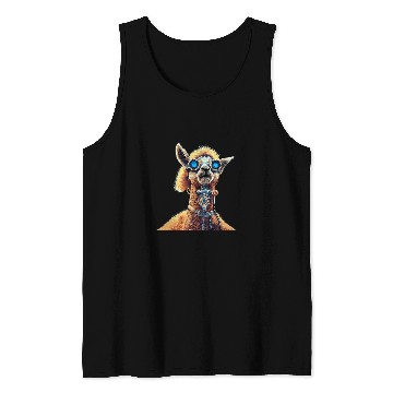 Discover Llama Pet Steampunk Alpaca 21 Tank Tops