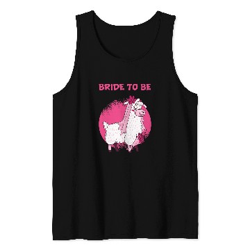 Discover Llama Pet Bride To Be Alpaca Llama Wedding Hen Party Tank Tops