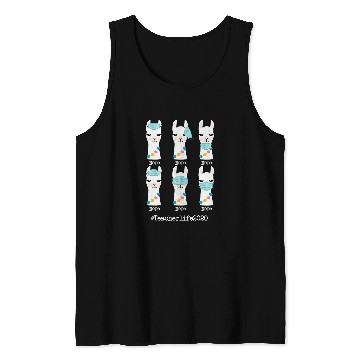 Discover Llama Pet Teacher Life Tank Tops