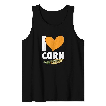 Discover I Love Corn Grain Kernel Maize Lover Corn Farmer 21 Tank Tops