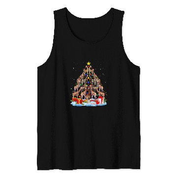 Discover Giraffe Pet Christmas Tree Cute  6 Tank Tops