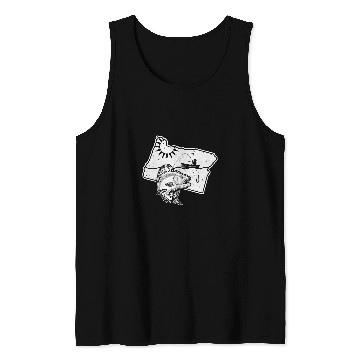 Discover Fishing Fun Retro Fishing Oregon State Mountain Tank Tops