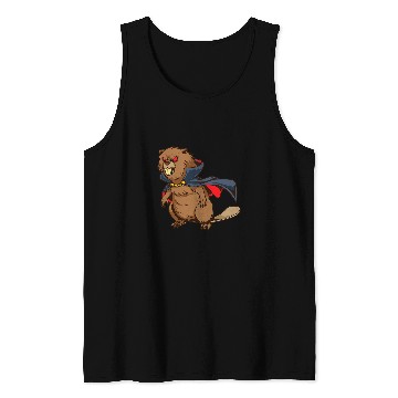 Discover Beaver Pet Monster animals vampire Tank Tops