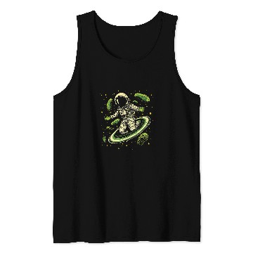 Discover Space Astronaut Pickle Tank Tops