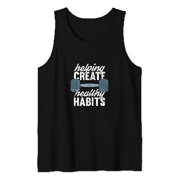 Discover Helping Create Healthy Habits Fitness Personal Trainer Gym Tank Tops