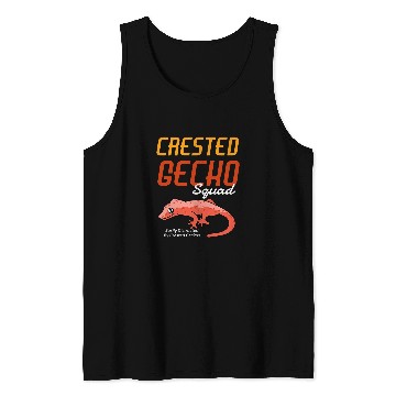 Discover Gecko Pet Squad Cute Lizard Exotic Reptile Tank Tops