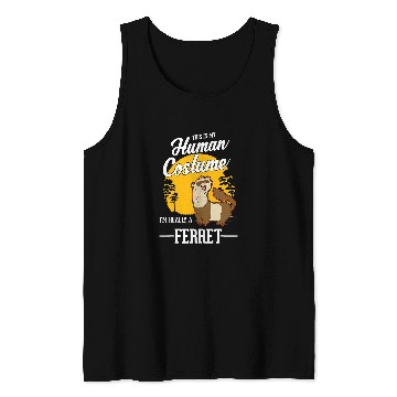 Discover Ferret Pet Human Costume Halloween Ferret 1 Tank Tops