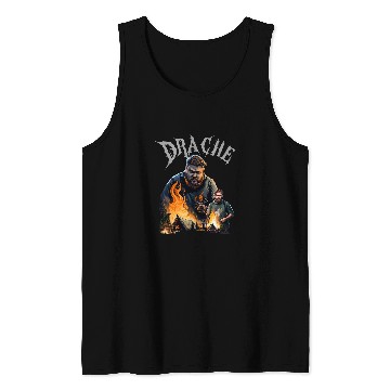 Discover Dragon Pet Student Cashmere Rainer with AI Dragon Camping Tank Tops