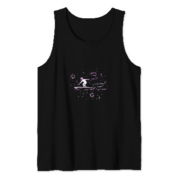 Discover Aliens UFO Surfer Conspiracy Extraterrestrial Ufo Alien Lover Tank Tops