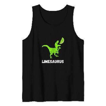 Discover Dinosaur Pet Lime Saurus Lemon Fruit Lemonade Cocktail Dinosaurs Tank Tops