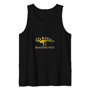 Discover Dinosaur Pet Eggasaurus Stegosaurus Easter Egg Dinosaur Happy Easter Day Tank Tops