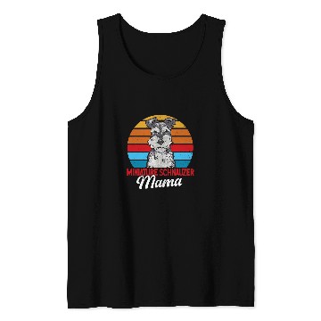 Discover Schnauzer Pet Miniature Schnauzer Mama Mini Tank Tops