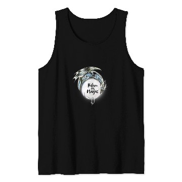 Discover Dragon Pet Silver Tank Tops