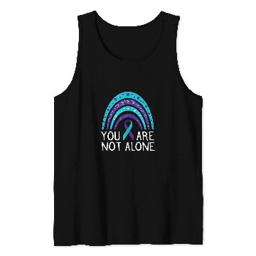 Discover suicides Prevention 988 Ribbon You Are Not Alone suicides Awareness Mental Health Tank Tops
