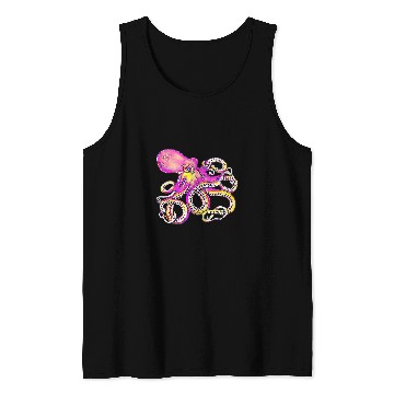 Discover Octopus Pet Tentacle Squid11 Tank Tops