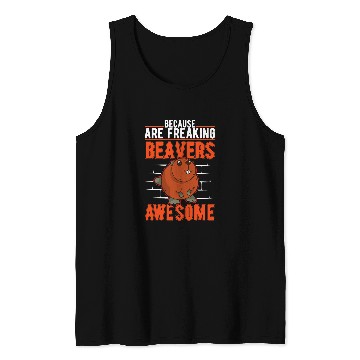 Discover Beaver Pet Because Beavers are freaking awesome 02 Tank Tops