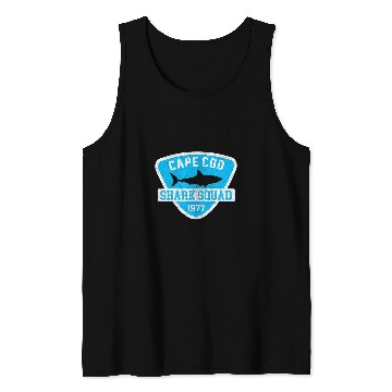 Discover Shark Pet Kids Retro Cape Cod Shark Squad kids Tank Tops