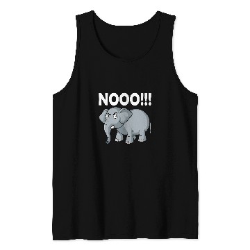 Discover Elephant Mammal No Say No and Save The Elephant conservative Tank Tops