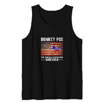 Discover Donkey Pet United States Donkey Pox Tank Tops
