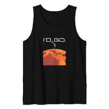 Discover Colonize Occupy Mars astronomer scientist Tank Tops