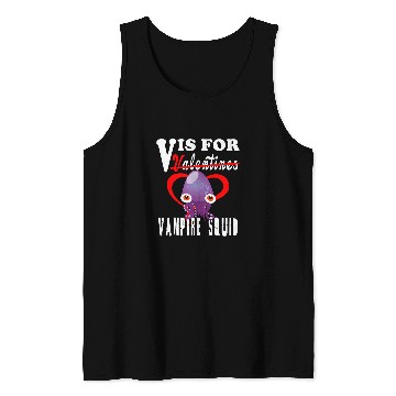 Discover Octopus Pet V is for Vampire Squid Valentines Day 2Tees 5 17 Tank Tops