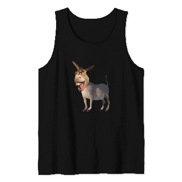 Discover Donkey Pet Wearing Sunglasses Zookeeper Tank Tops