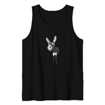 Discover Donkey Pet Face Tank Tops