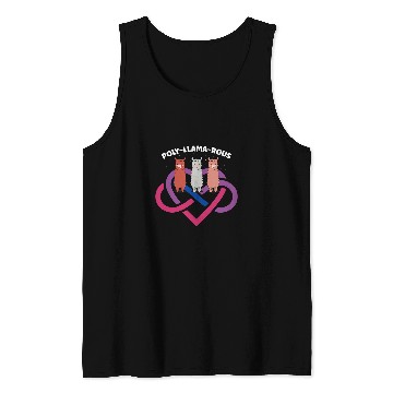 Discover Llama Pet PolyLlamaRous Funny Polyamory For Polyamorous Throuple 21 Tank Tops