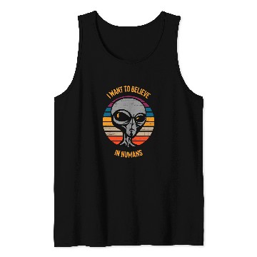 Discover Aliens UFO Funny Area 51 Tank Tops